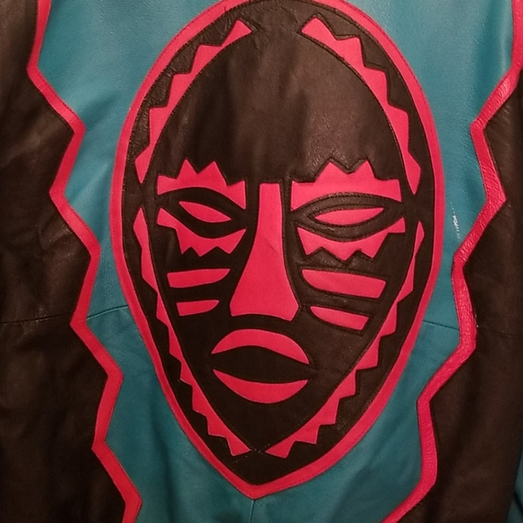 90s Michael Hoban WHERE M I Leather Jacke… - Picture 2 of 16